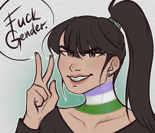 [OC] - Genderqueer pride