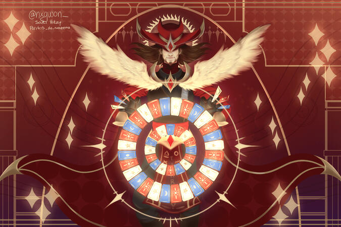 Twisted Fate Arcana Concept Art - 1st Place on a LOL Community Contest